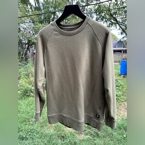Green crewneck sweater